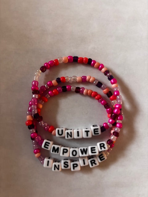 Inspire, Unite, Empower  (3 Bracelets)